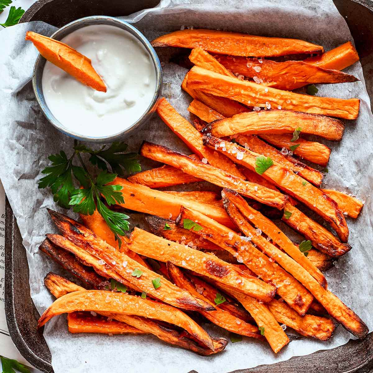 air fryer sweet potato fries recipe.