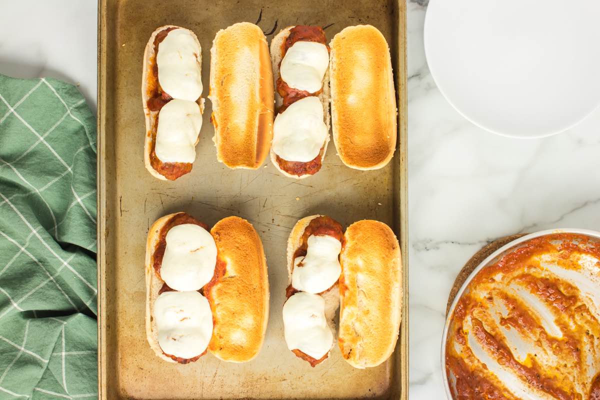 baked meatball subs.