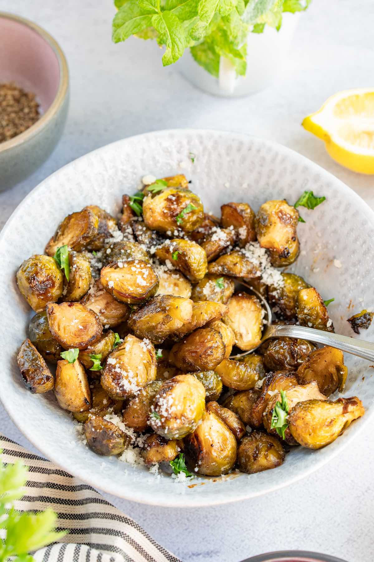 balsamic brussels sprouts.
