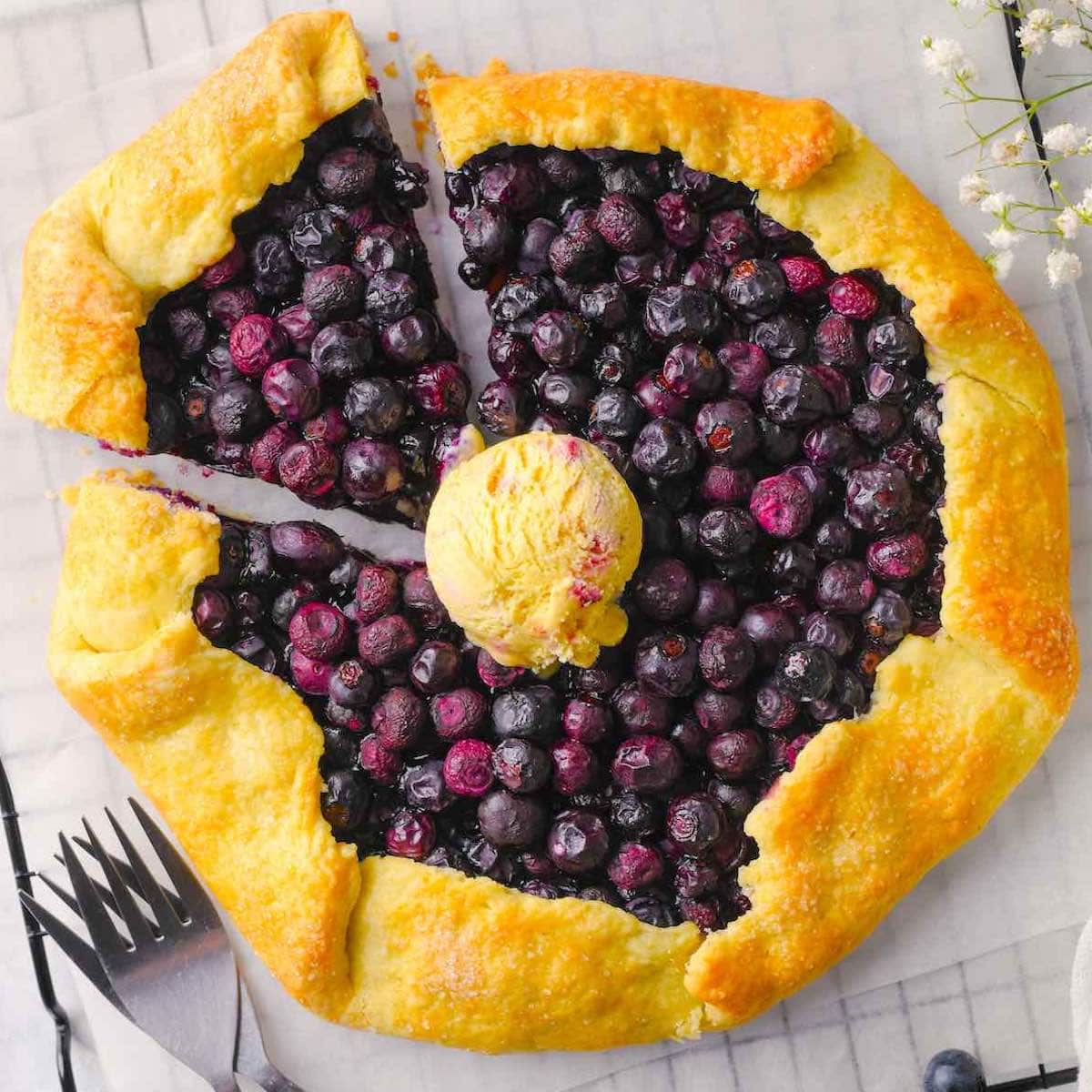 blueberry galette recipe.