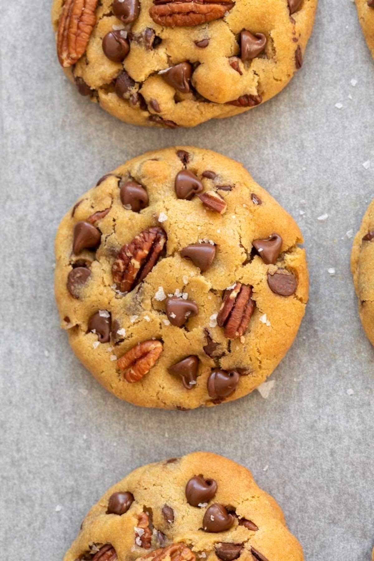 pecan chocolate chip cookies.