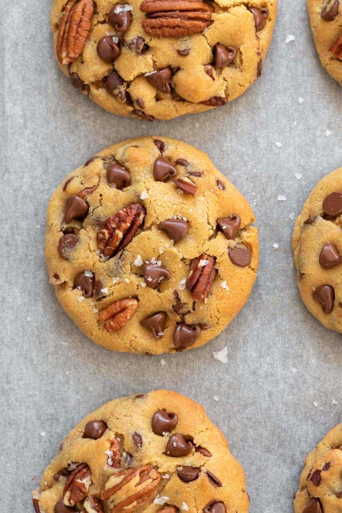 chocolate chip pecan cookies.