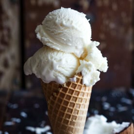 3-Ingredient Coconut Ice Cream {no dairy} - The Big Man's World