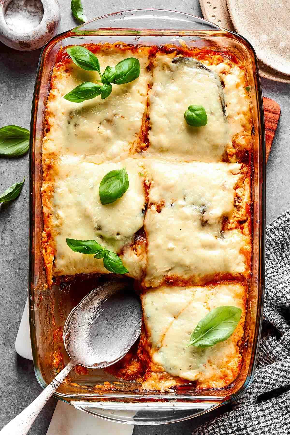 eggplant lasagna.