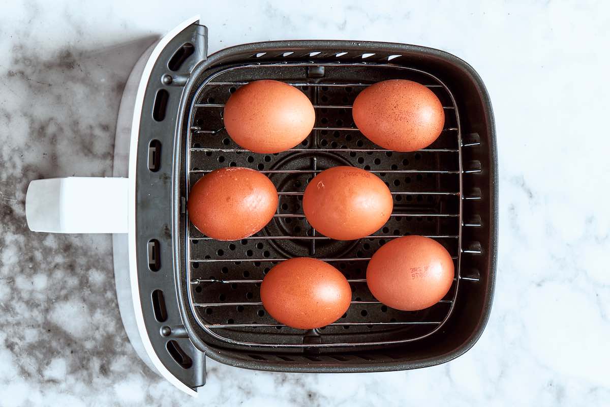 soft boiled eggs in air fryer.