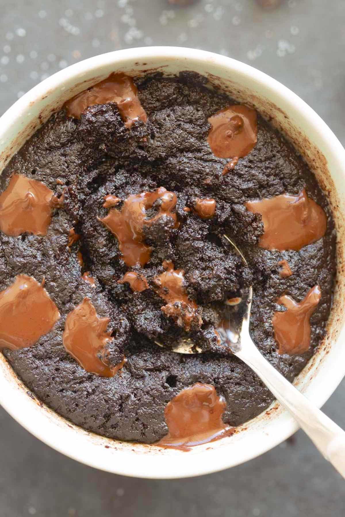 gooey air fryer brownies.