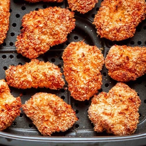 Frozen chicken nuggets air fryer time best sale