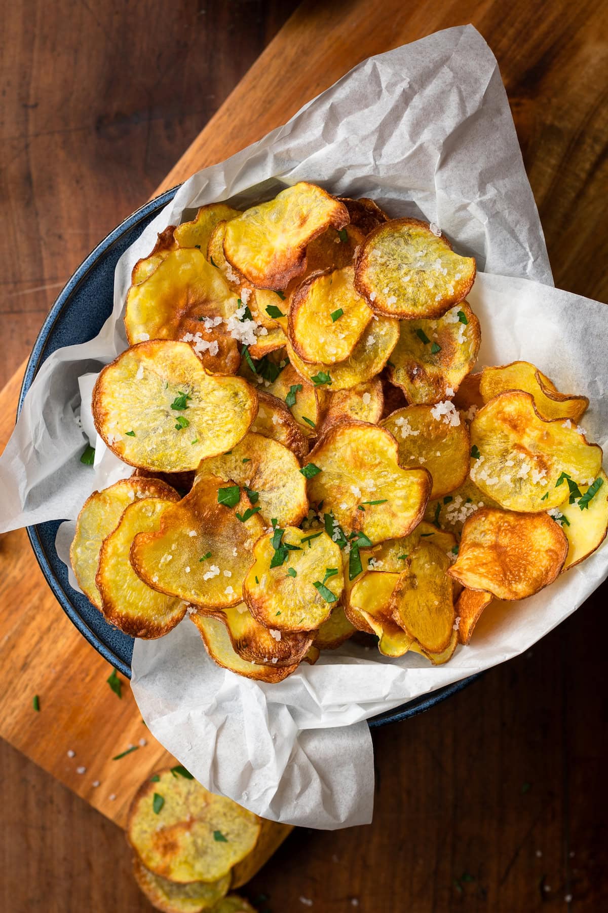 air fryer potato chips.