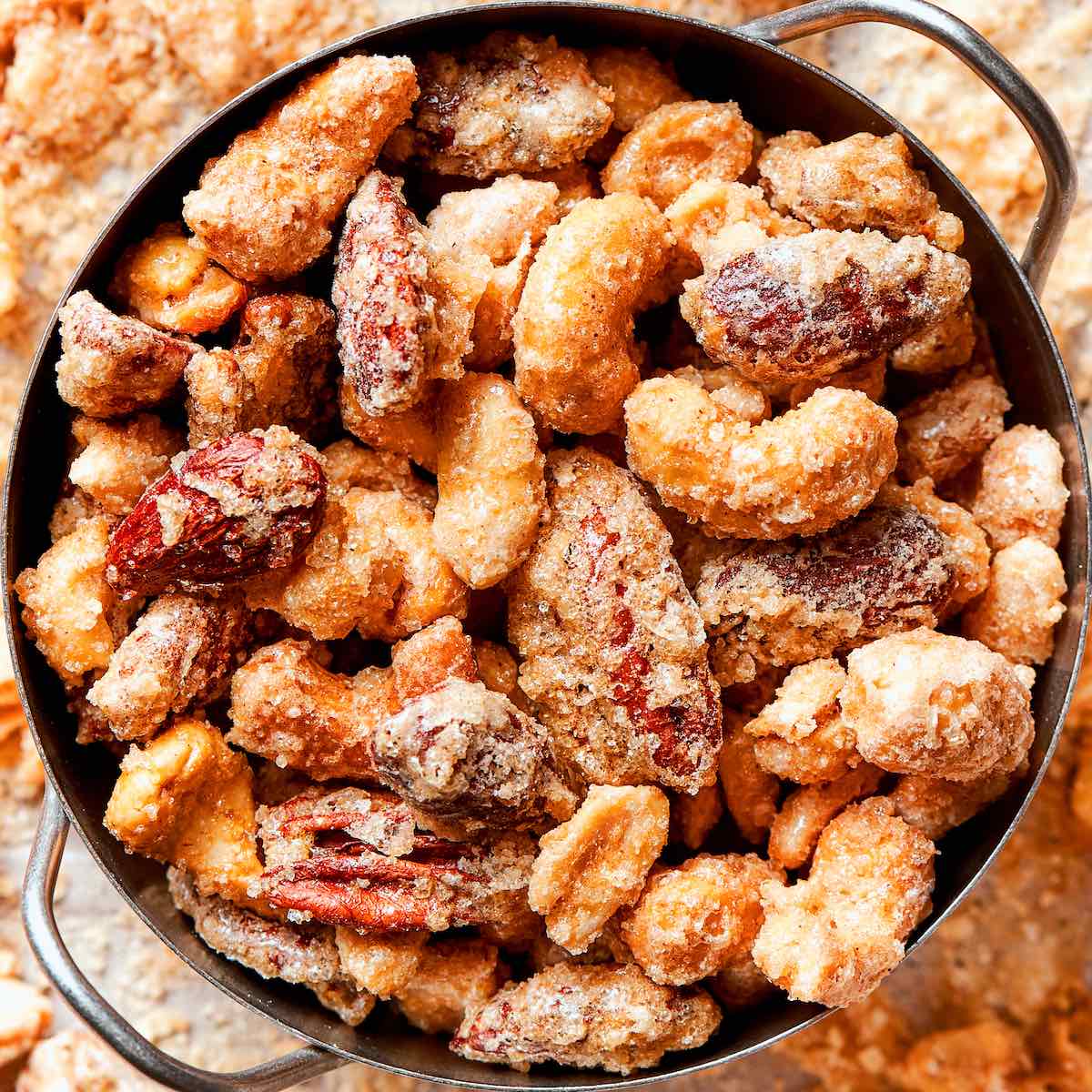 candied nuts recipe.