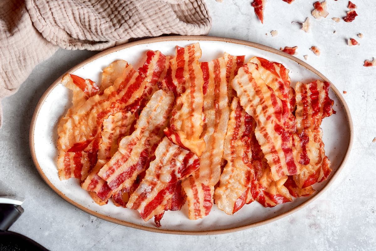 crispy bacon for soup.