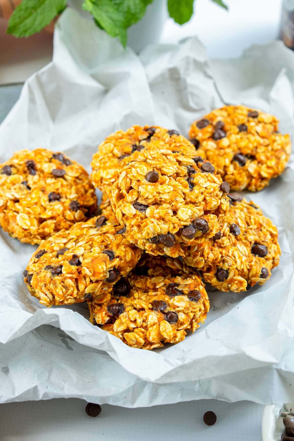 healthy pumpkin cookies.