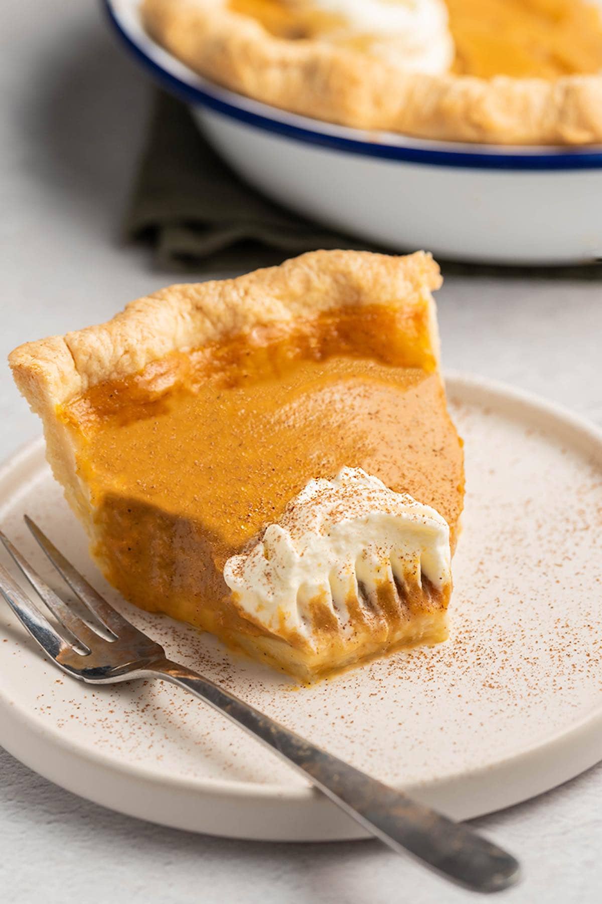 healthy pumpkin pie.