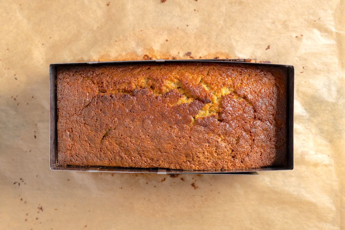 baked protein banana bread.