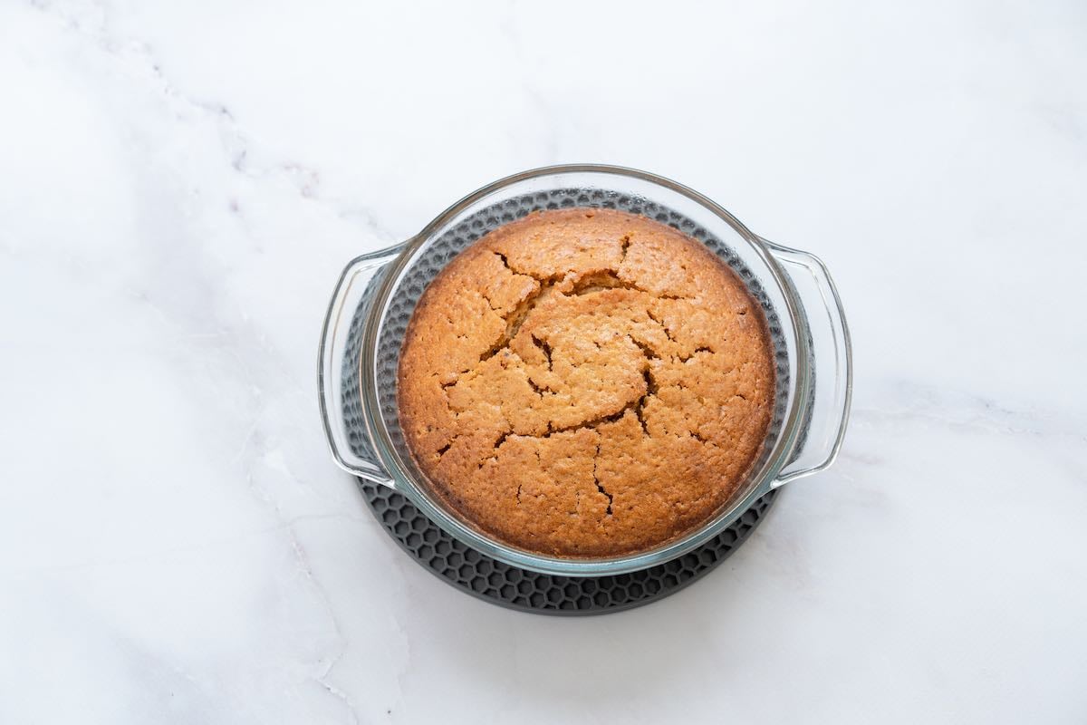 baked pumpkin cake.