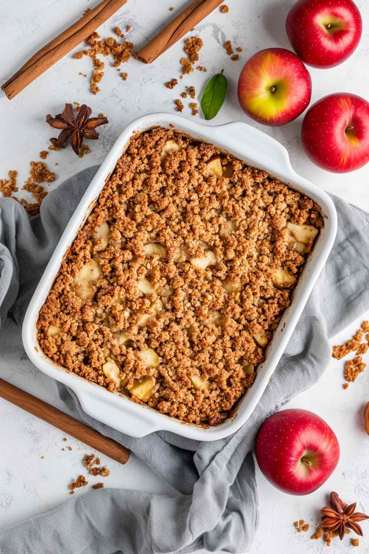 low carb apple crisp.