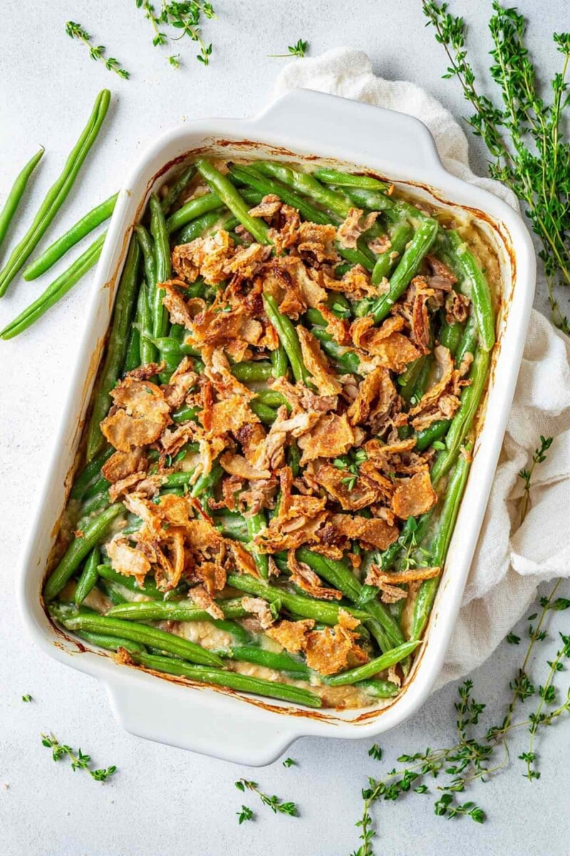 Keto Green Bean Casserole - The Big Man's World