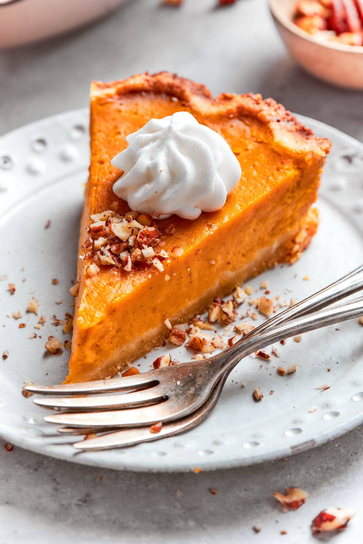 keto pumpkin pie.