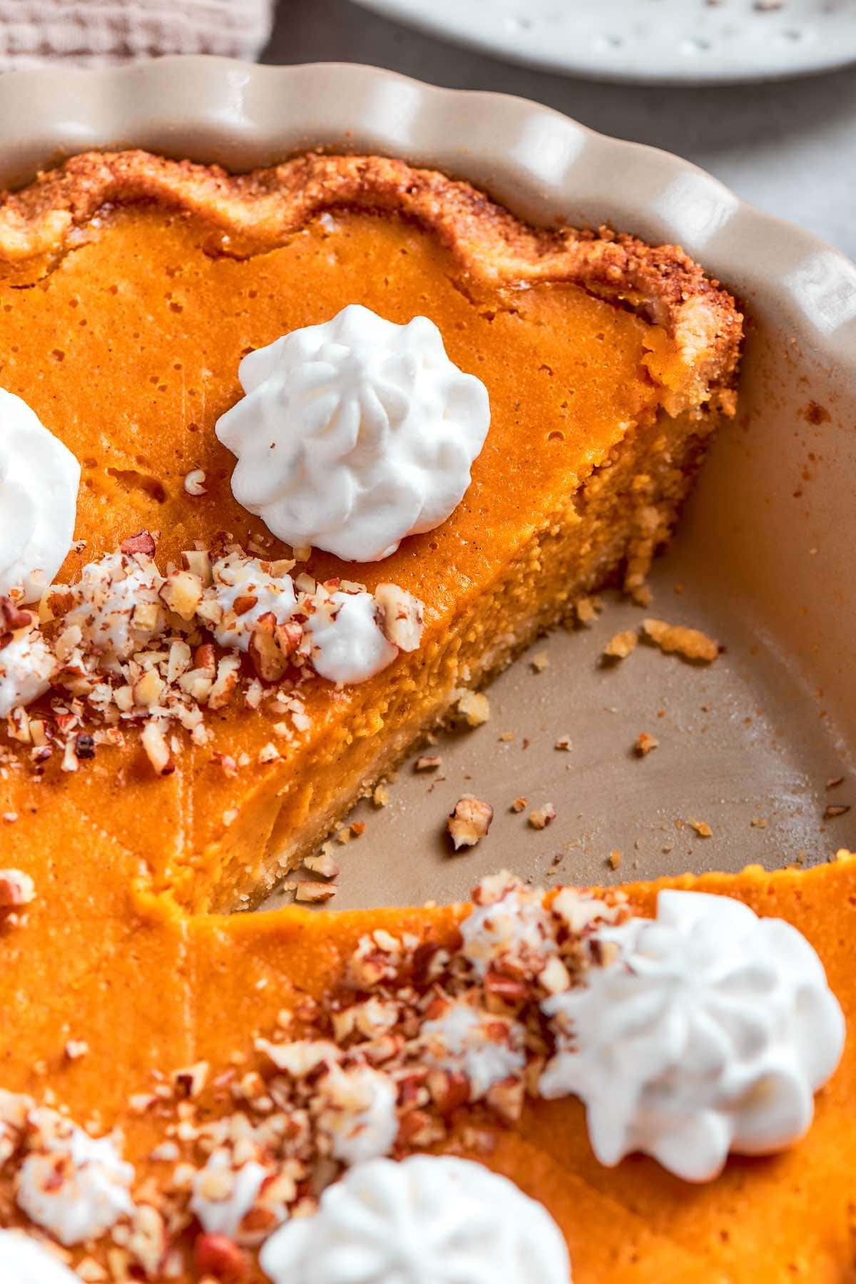 low carb pumpkin pie.