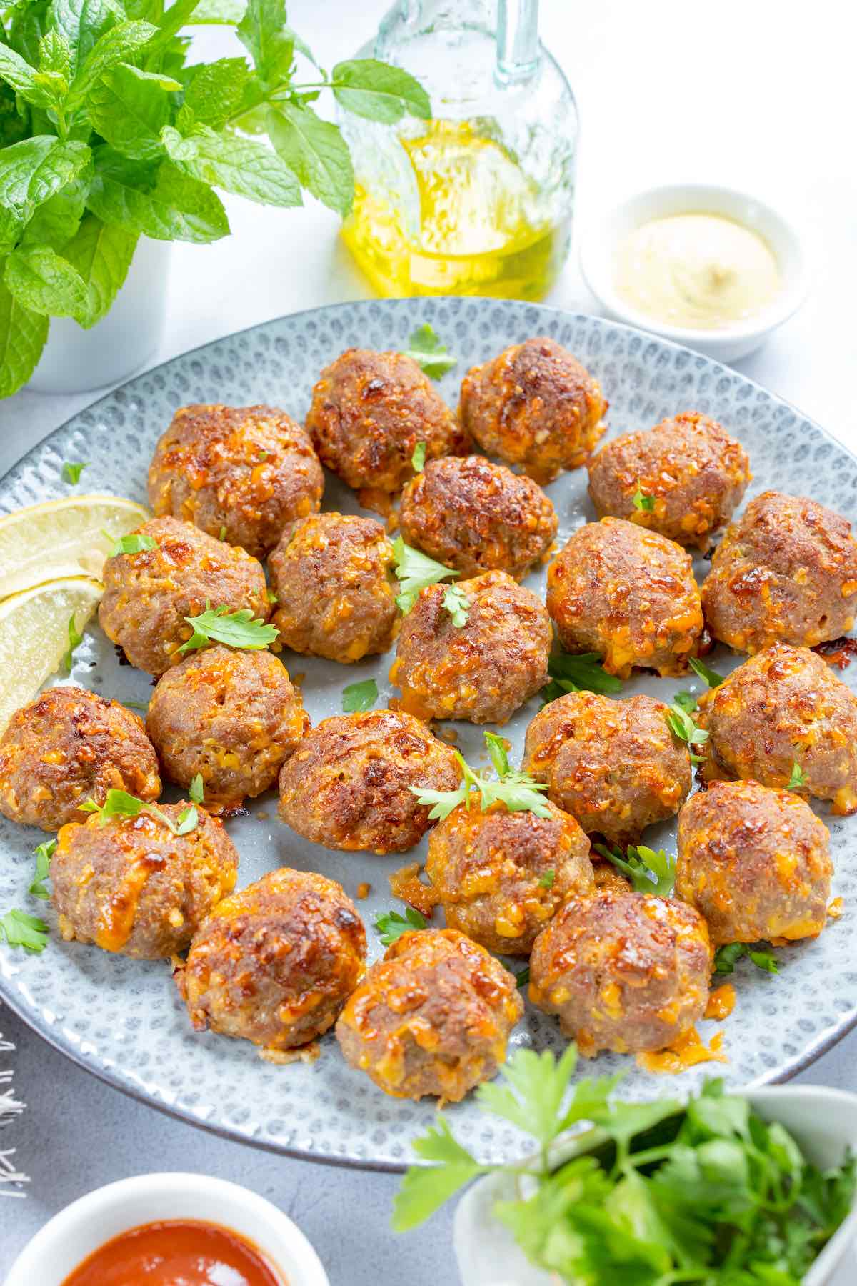 keto sausage balls.