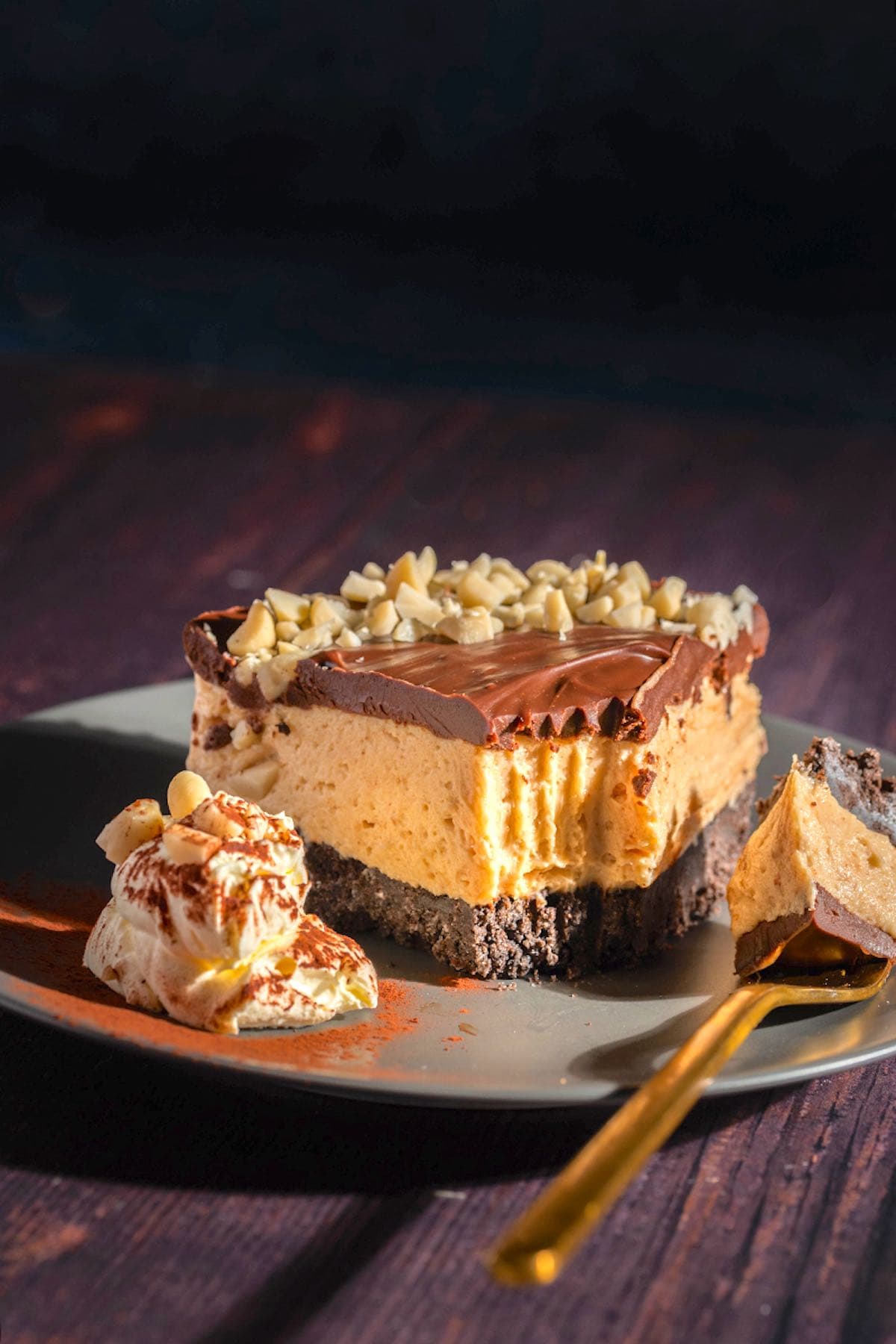 no bake peanut butter pie.