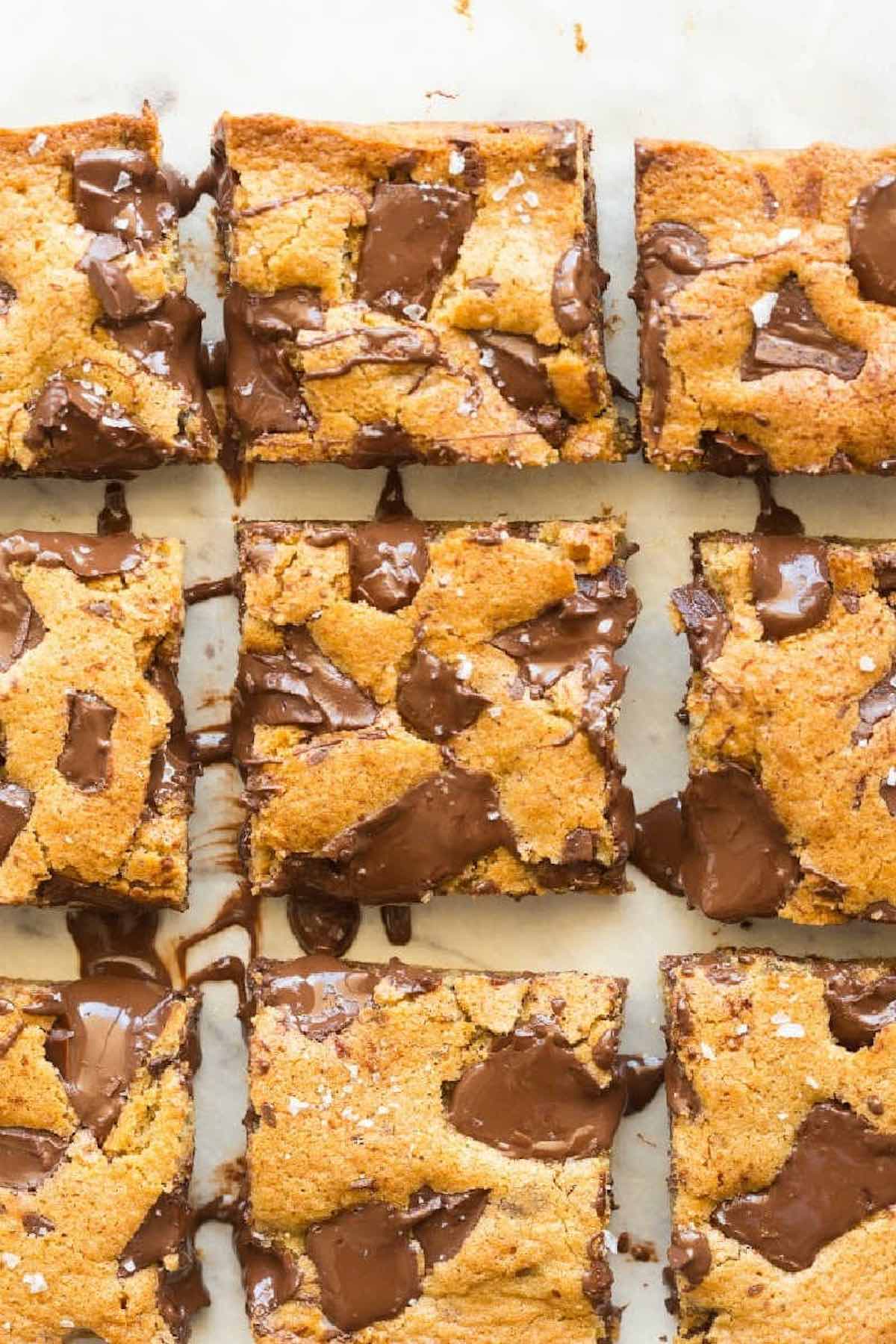 pumpkin chocolate chip blondies.