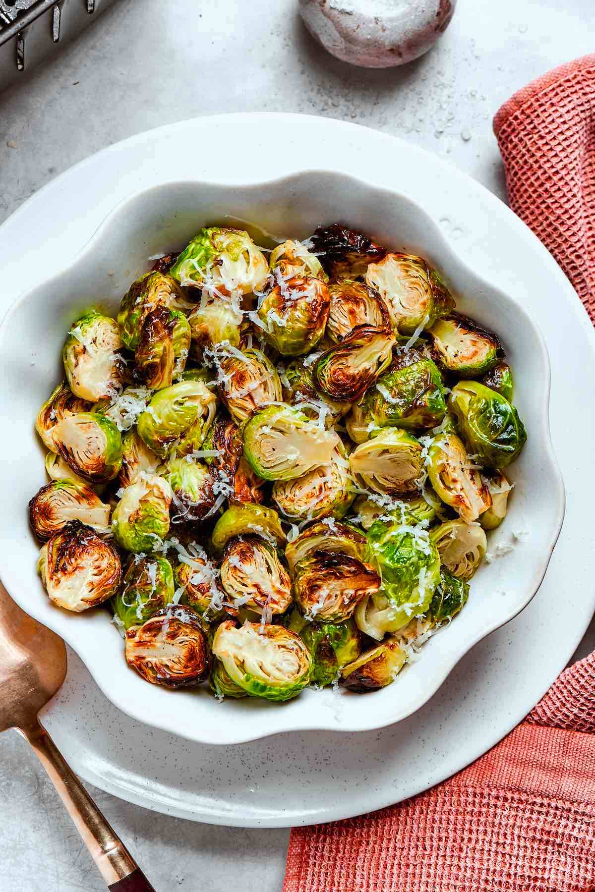 crispy air fryer brussels sprouts.