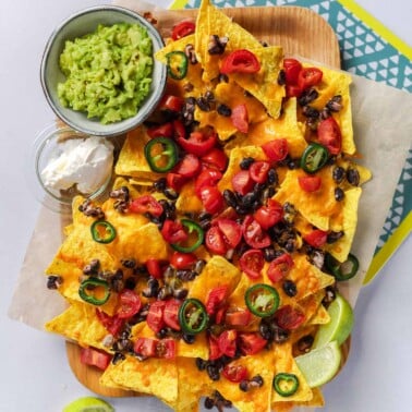 air fryer nachos recipe.