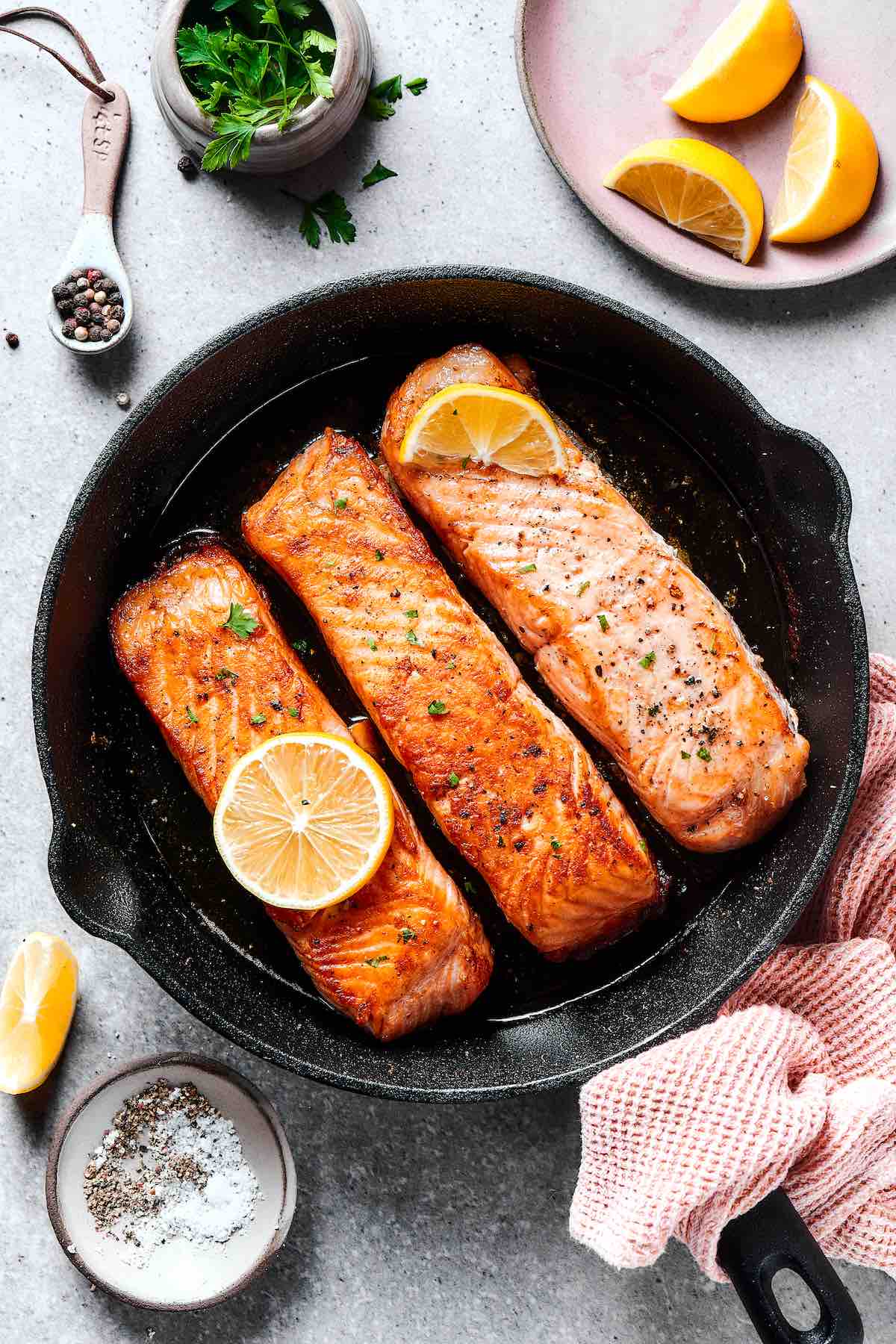 cast iron salmon.