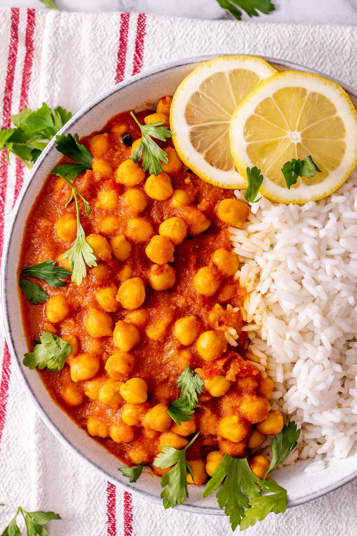 chana masala.