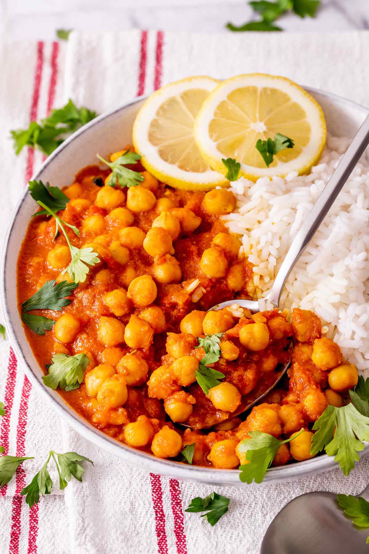 Indian Chana Masala.