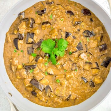 eggplant curry recipe.