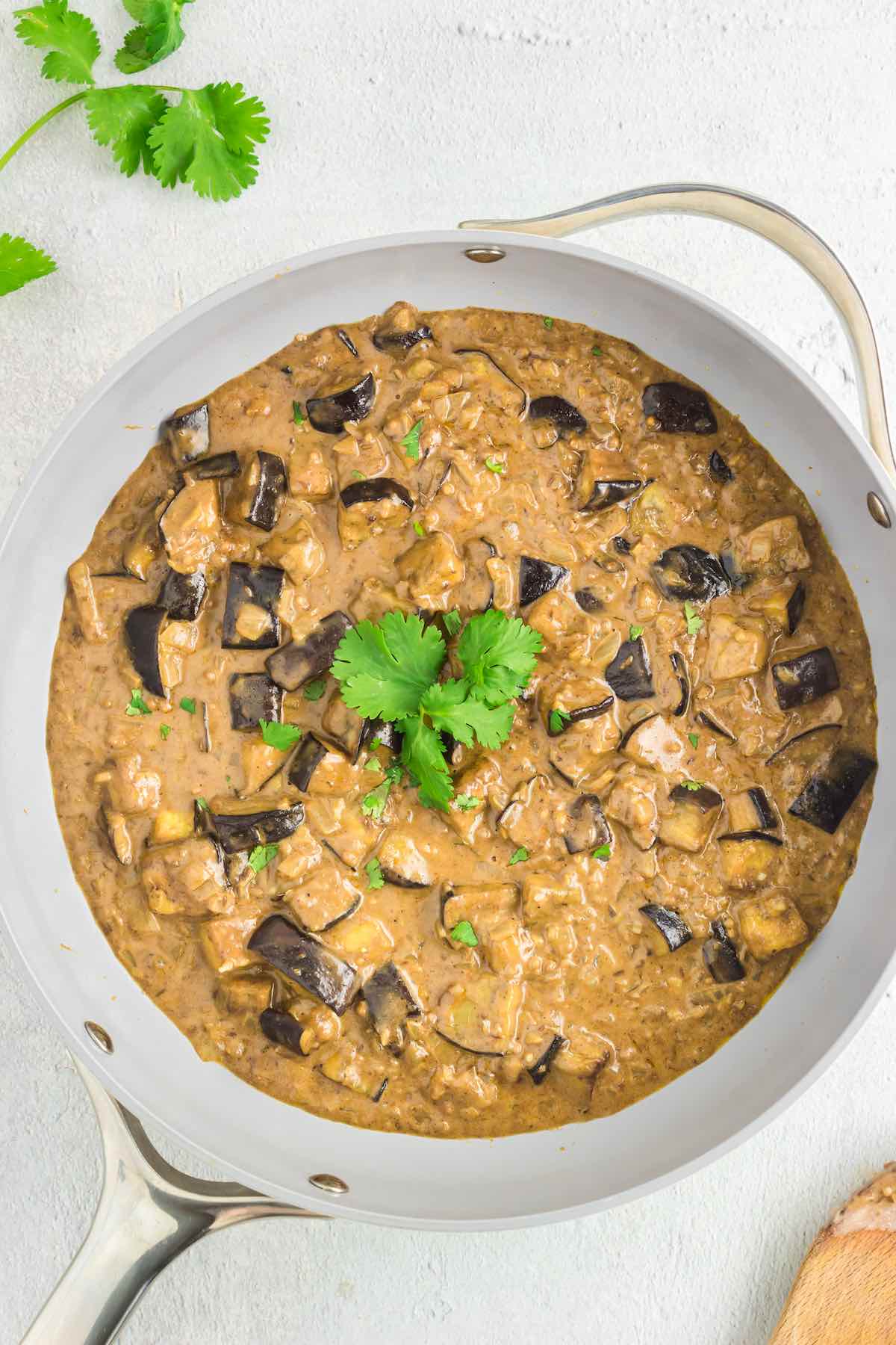 eggplant curry.