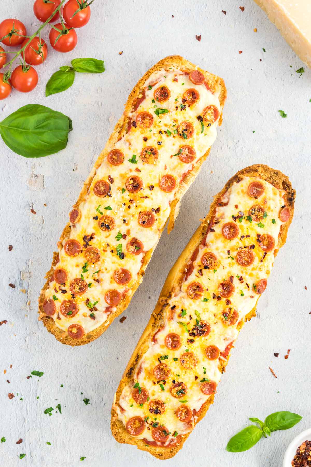 french bread pizza.