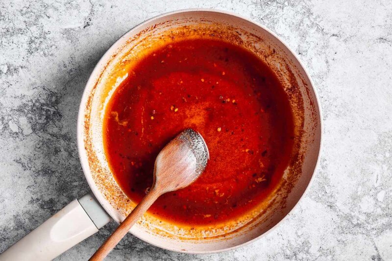 butter and smoked paprika in a bowl.