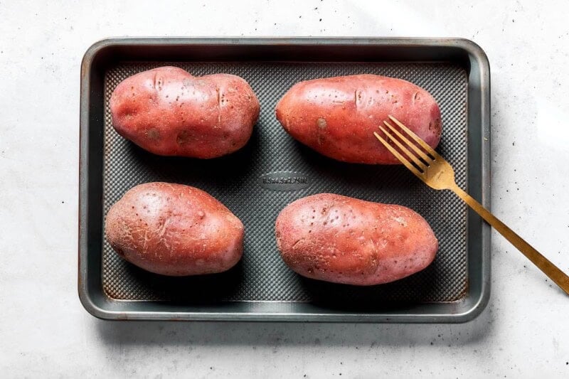 Microwave Baked Potato {8 Minutes} - The Big Man's World