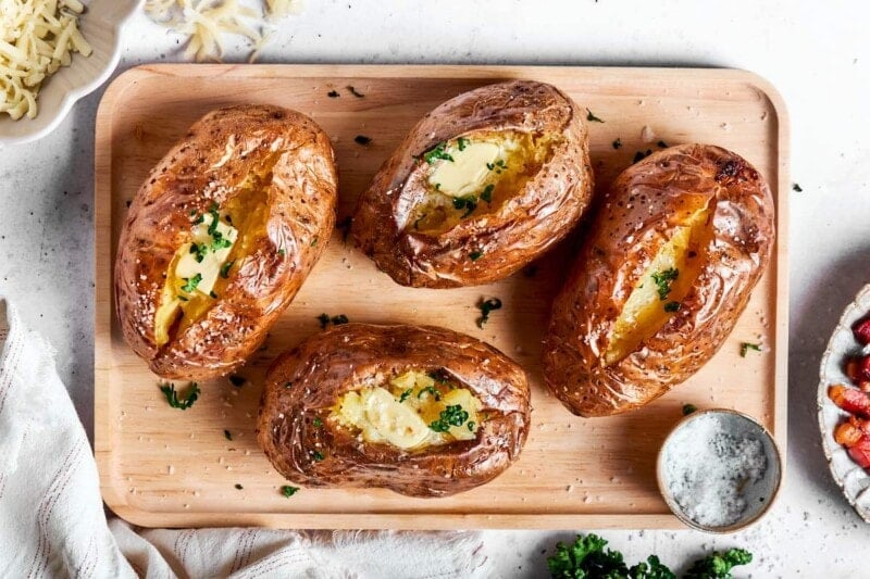 Microwave Baked Potato 8 Minutes - The Big Man's World