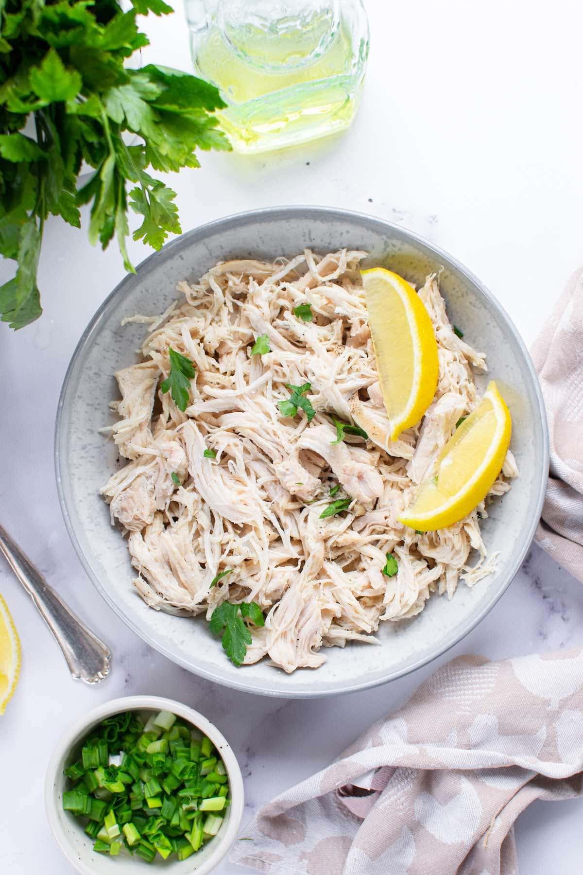 instant pot shredded chicken.