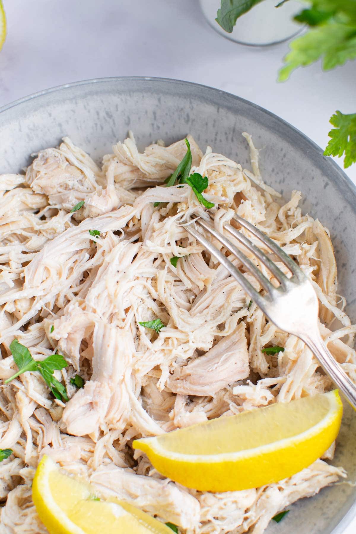 instant pot pulled chicken.