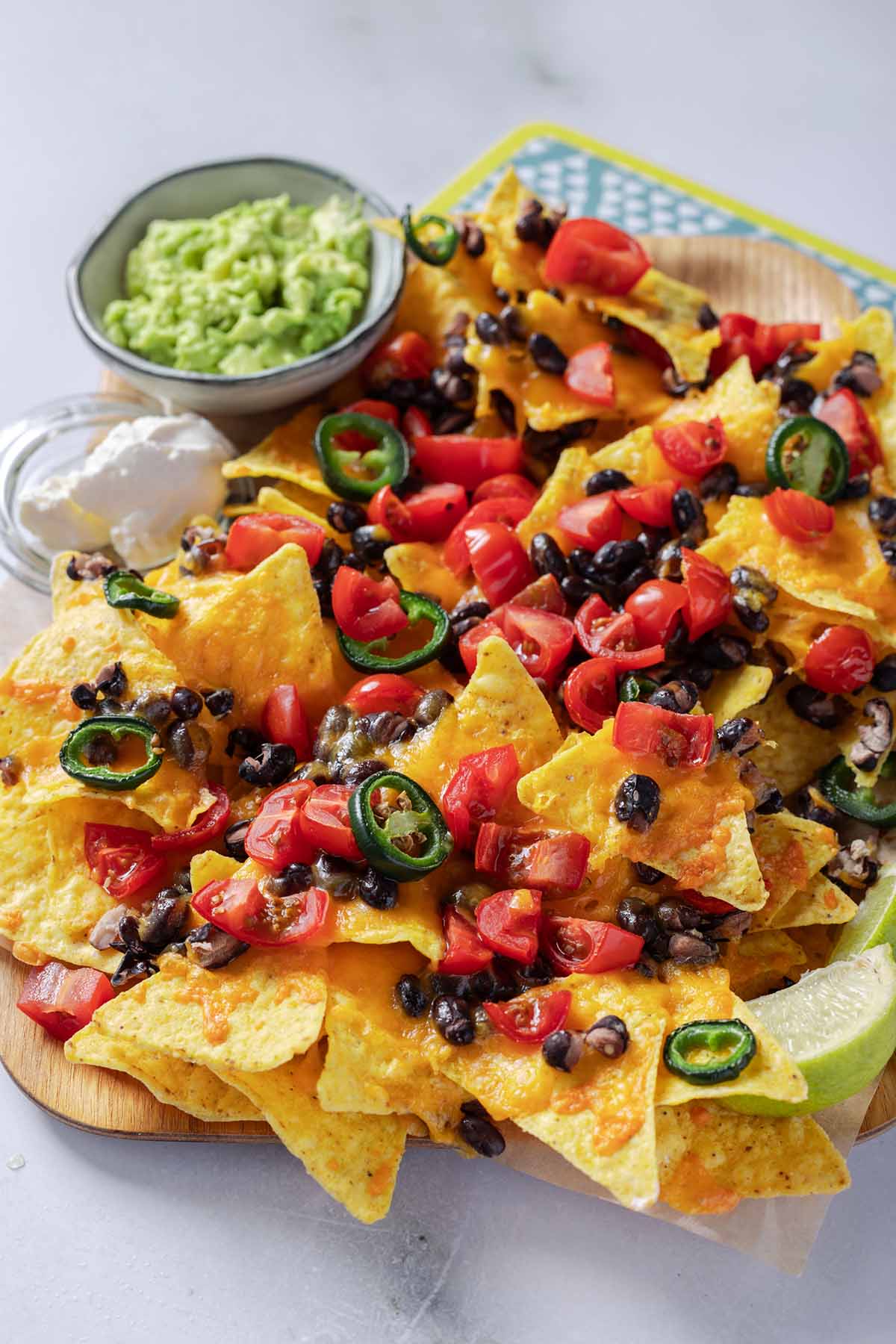 homemade air fryer nachos.