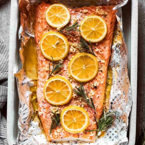 Oven Baked Salmon In Foil - The Big Man's World