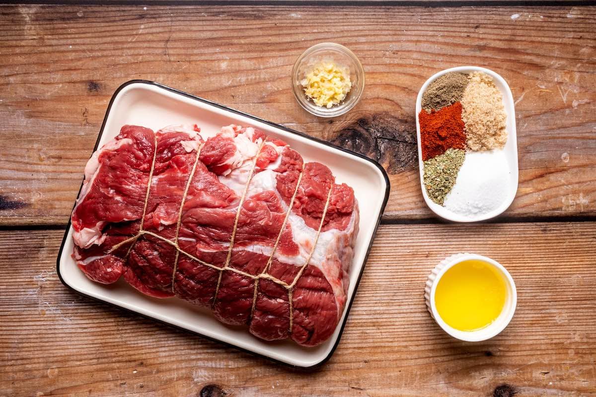 ingredients for ribeye roast.