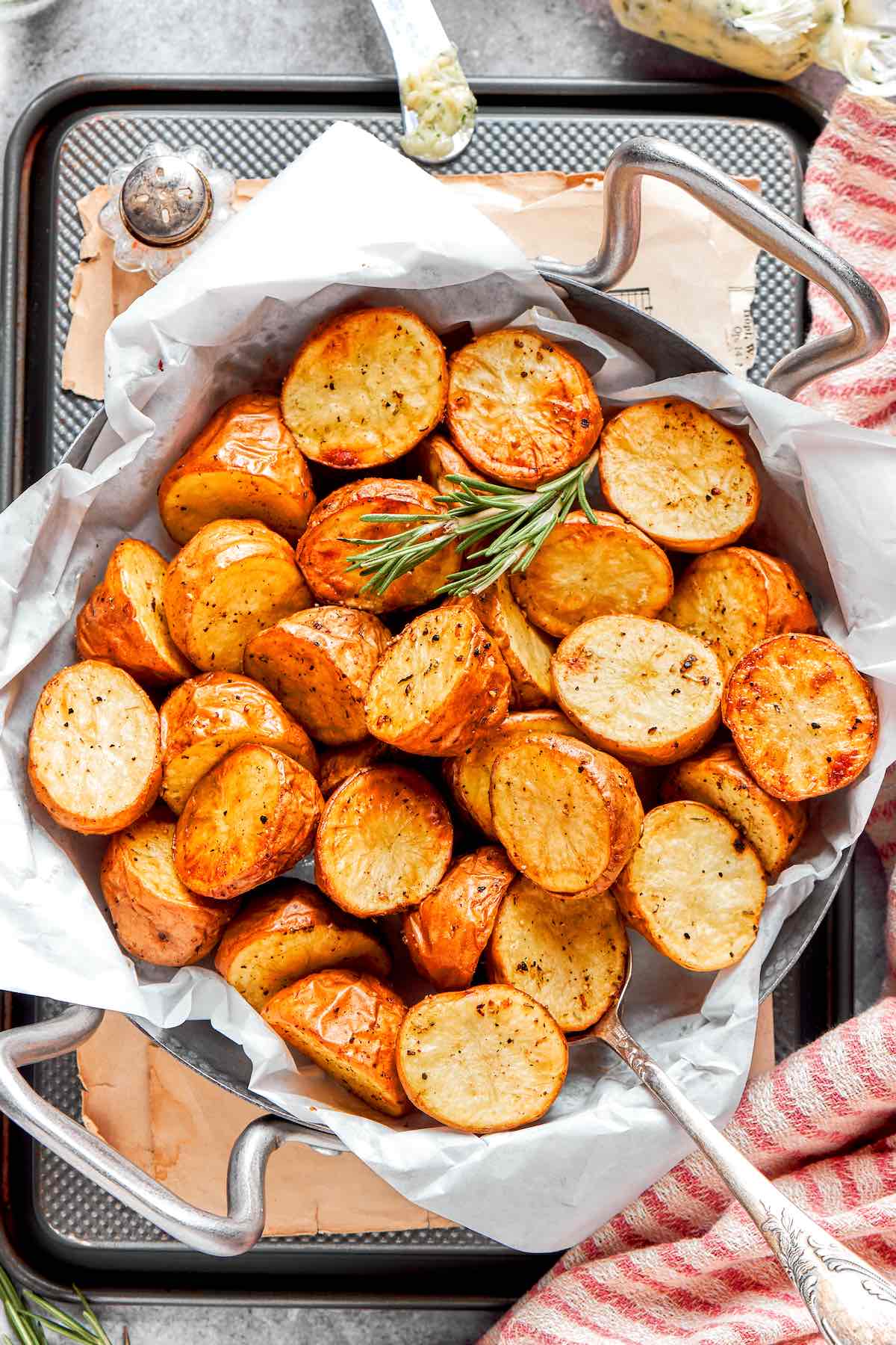 air fryer baby potatoes.