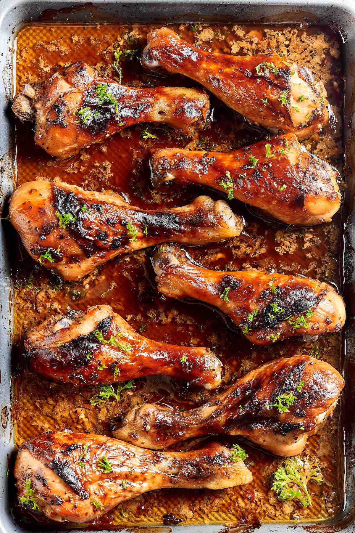 baked chicken legs.