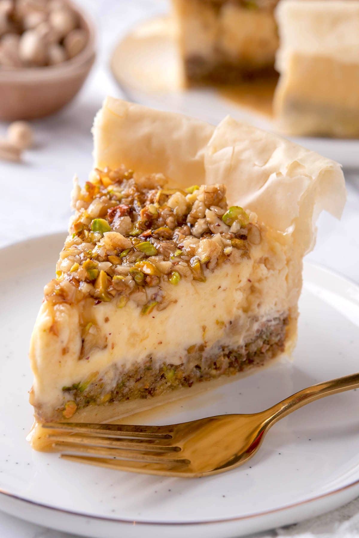 baklava cheesecake.