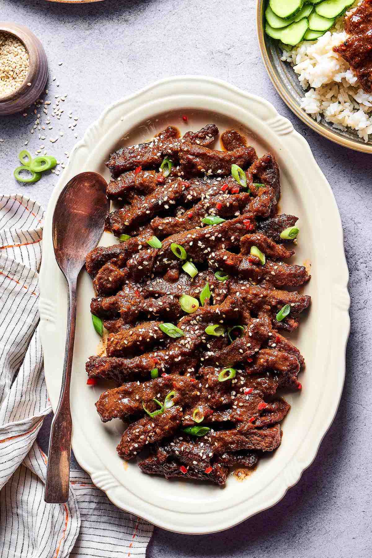 beef bulgogi.