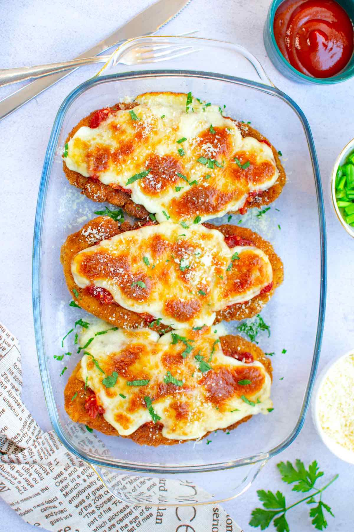 chicken parmesan.