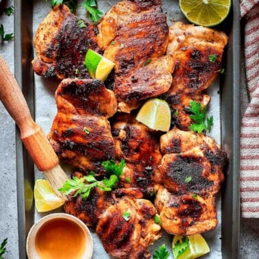 grilled boneless chicken thighs recipe.