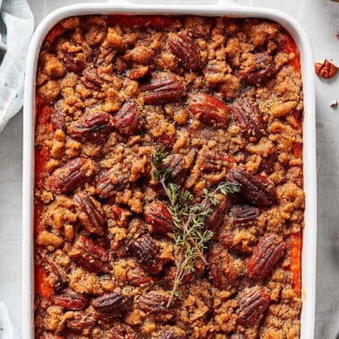 healthy sweet potato casserole recipe.