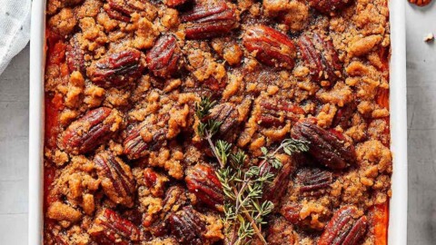 healthy sweet potato casserole recipe.