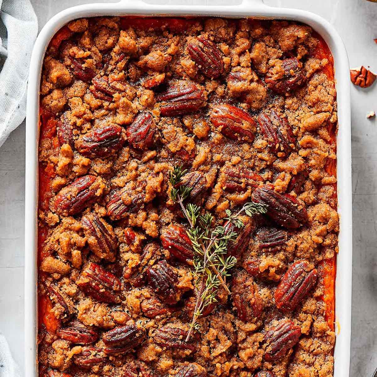 Healthy Sweet Potato Casserole